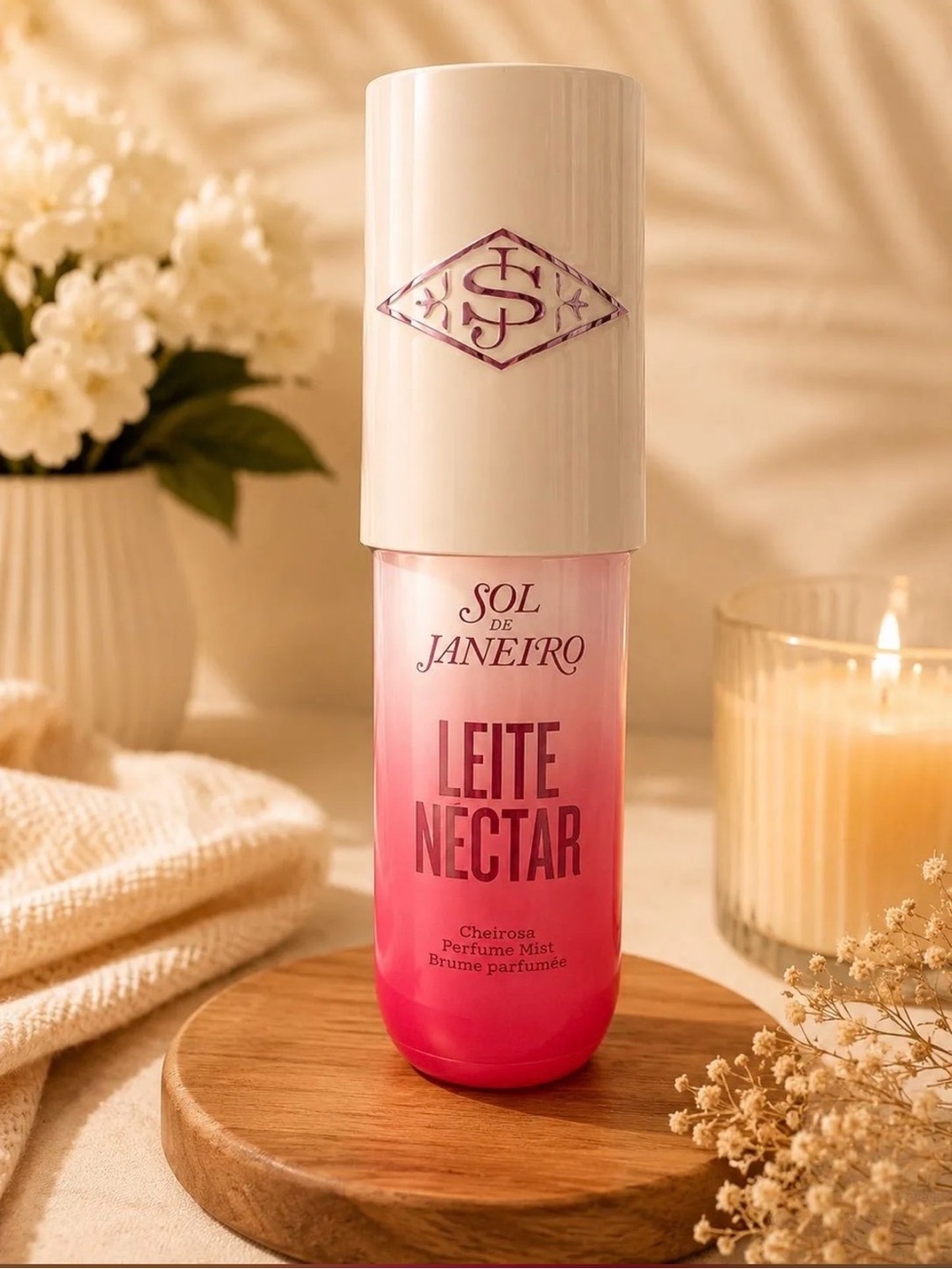 Sol de Janeiro Leite Nectar Perfume Mist - Pink Gradient Bottle